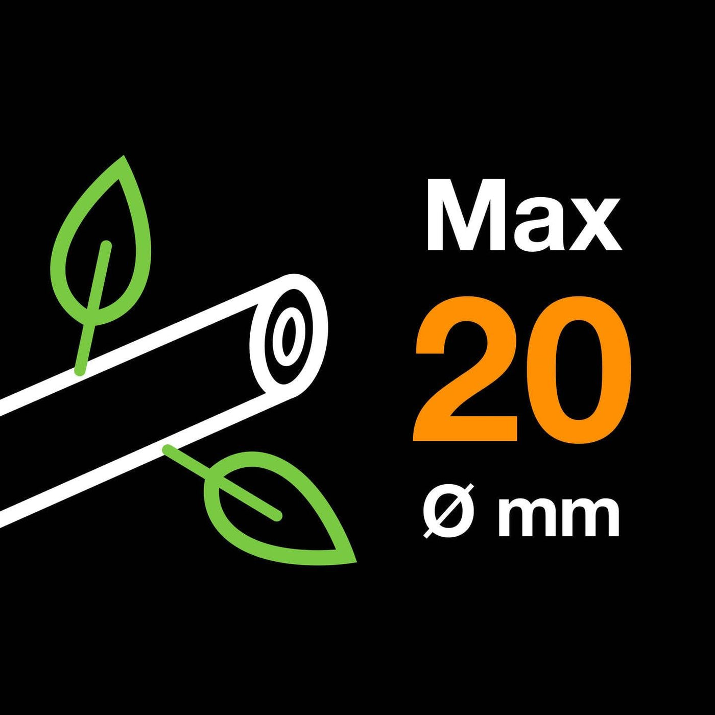 Fiskars Bypass-Gartenschere M, Solid, P321, Für frische Äste und Zweige, Antihaftbeschichtet, Edelstahl-Klingen, Länge: 20,1 cm, Schwarz/Orange, 1057162