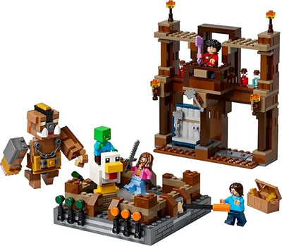 LEGO Minecraft Waldanwesen mit Boxring - Interaktives Gaming Spielzeug- Baby-Zombie, Steve, Garret und Henry Minifiguren - Gamer Geschenk für Jungen, Mädchen und Videospiel Fans ab 10 Jahren - 21272