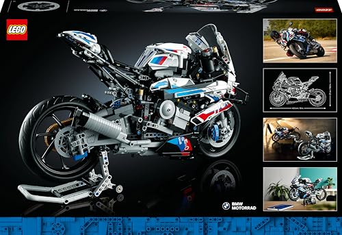 LEGO Technic BMW M 1000 RR Motorrad-Modell, Modellbausatz für Erwachsene, Set als Geschenk zum Basteln für Männer und Frauen, als Home- oder Büro-Deko 42130