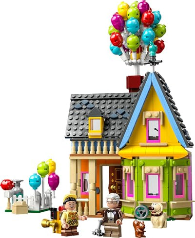LEGO | Disney and Pixar Carls Haus aus „Oben“, baubares Spielzeug mit Luftballons, Carl, Russell und Dug-Figuren, ikonische Geschenkidee für Mädchen und Jungen 43217