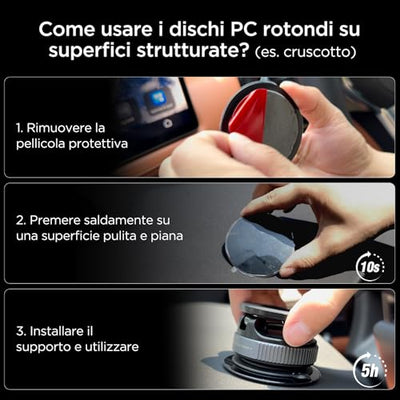 MSXTTLY Vakuum Magnetischer Handyhalterung Auto für Magsafe Autohalterung, 2025 Upgraded Vmag-S1 Handyhalterung Auto Magnet für Alle Handys, 360° Drehbar, Schwarz