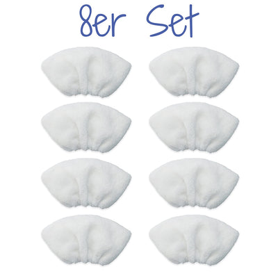 8 Mikrofaser-Tuchset waschbar, für Kärcher Dampfreiniger EasyFix SC 2, SC 3, SC 4, SC 5 (8 Handdüse)