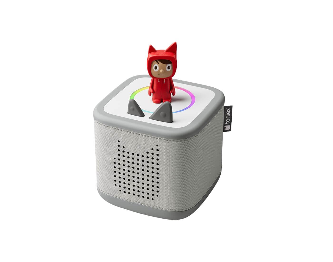 tonies® Toniebox 2 Starter Set Mondgrau mit Kreativ-Tonie Rot