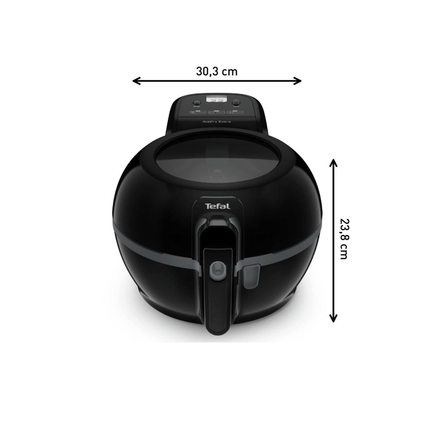 Tefal FZ7228 ActiFry Extra Heißluftfritteuse | AirFryer mit Rührarm, kein Schütteln | 1550 W | 1,2 kg für 6 Personen | High Speed Airflow | Timer | ‎energiesparend | gesunde Friteuse ohne Öl | Schwarz