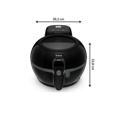 Tefal FZ7228 ActiFry Extra Heißluftfritteuse | AirFryer mit Rührarm, kein Schütteln | 1550 W | 1,2 kg für 6 Personen | High Speed Airflow | Timer | ‎energiesparend | gesunde Friteuse ohne Öl | Schwarz