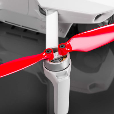 Master Airscrew Stealth Propeller für DJI Mini 2/2 SE/SE & Mini 4K - Rot, 4 Propeller im Set