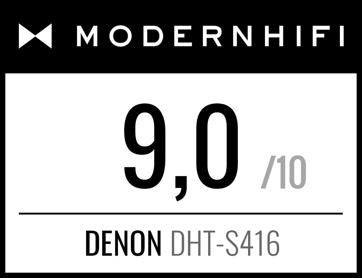 Denon DHT-S416 hochwertige 2.1 TV Soundbar mit kabellosem Subwoofer, Google Chromecast integriert, WLAN, Bluetooth, Dolby Digital, HDMI ARC, optischer Eingang, Black