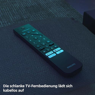 Philips Ambilight 55OLED810 4K OLED Smart TV - 55 Zoll Display mit P5 AI Perfect Picture Engine Ultra HD, Titan OS, Dolby Vision und Atmos Sound - Funktioniert mit Alexa und Google Sprachassistent