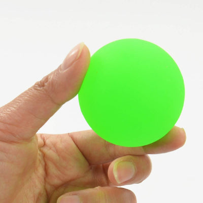 3X Flummi Groß Gummiball Neon XL ca.60mm Spingball Bunt Mitgebsel Kinder