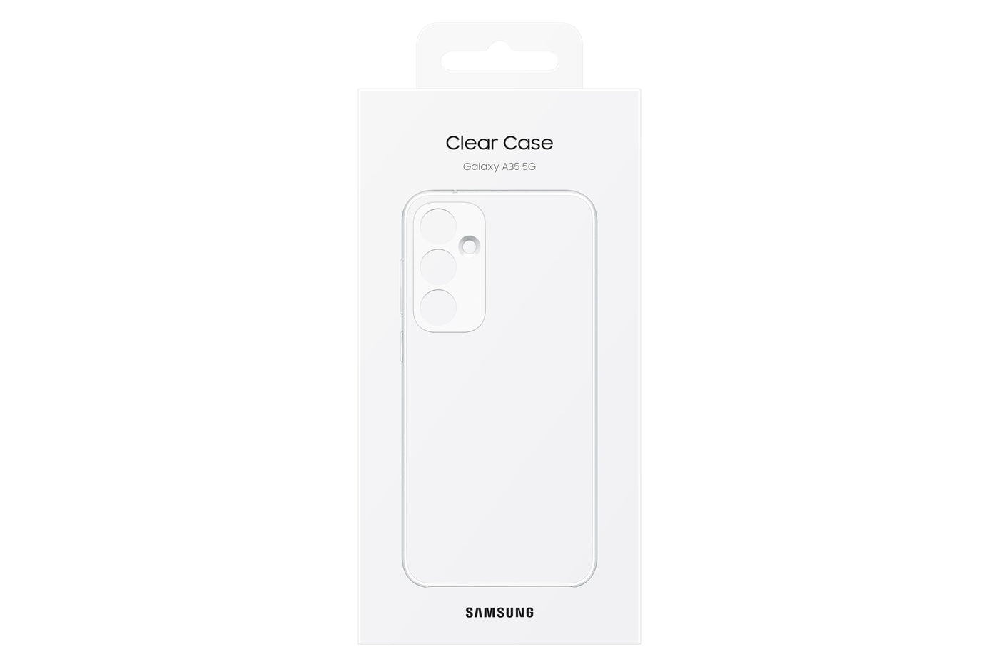 Samsung Clear Smartphone Case EF-QA356 für das Galaxy A35 5G, Handyhülle, Durchsichtig, Kratzfest, Schlankes Design, Transparent