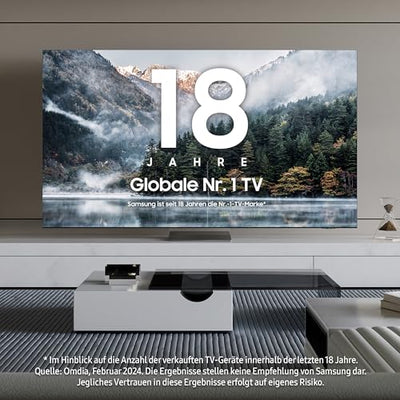 Samsung OLED 4K S90F 65 Zoll (163 cm), UHD Fernseher, NQ4 AI Gen3 Prozessor, OLED HDR+, 4K Upscaling Pro, Dolby Atmos, Gaming Hub, Motion Xcelerator 144Hz, Samsung Vision AI Smart TV