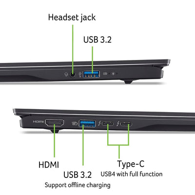 Acer Swift 16 AI OLED (SF16-51T-98SE) KI Laptop, Copilot+ PC, 16" WQ2.8K OLED 120Hz Touch-Display, Intel Core Ultra 9 288V, 32GB RAM, 2TB SSD, Intel Arc Grafik 140V, Windows 11, QWERTZ Layout