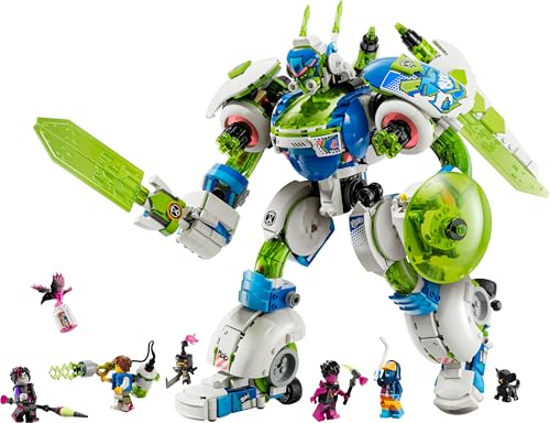 LEGO DREAMZzz 3-in-1 Mateo und Z-Blob der Ritter-Mech, Spielset zum Umbauen für Jungen und Mädchen ab 10 Jahren, Geschenk für Kinder, Fantasy-Set, Roboter in 3 Varianten, Abenteuer-Spielzeug 71485