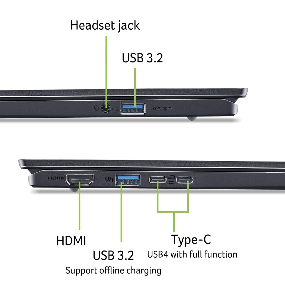 Acer Swift Go 16 AI OLED (SFG16-61-R5CB) KI Laptop, Copilot+ PC, 16" WUXGA+ OLED 120Hz Display, AMD Ryzen Al 7 350,. 32 GB RAM, 1 TB SSD, AMD Radeon 860M, Windows 11, QWERTZ Tastatur, grau
