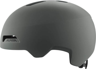 ALPINA HAARLEM - Robuster, Individuell Anpassbarer & Leichter Urban Fahrradhelm Für Erwachsene, coffee-grey matt, 52-57 cm