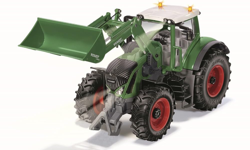 siku 6793, Fendt 933 Vario Traktor mit Frontlader, Grün, Metall/Kunststoff, 1:32, Ferngesteuert, Steuerung mit App via Bluetooth, Ohne Fernsteuermodul