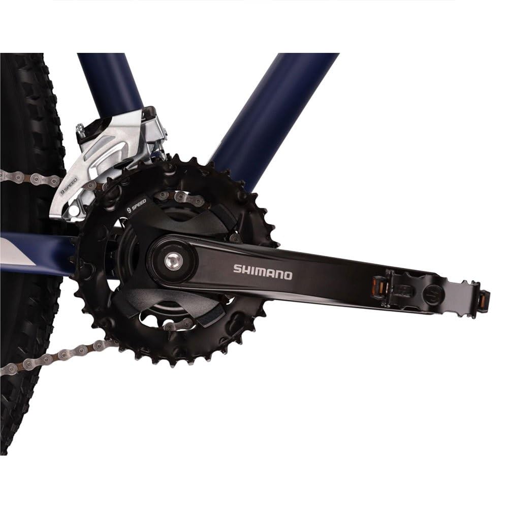 KROSS Hexagon 8.0 Mountainbike S Rahmen 29 Zoll Räder Scheibenbremse, Shimano 24 Gang-Schaltung Hardtail Fahrrad Schwarz Grau Weiß, Extra breit