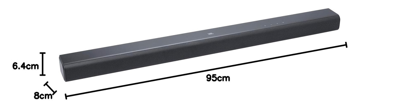 JBL Cinema SB 550 – 3.1-Kanal-Soundbar mit integriertem Subwoofer für Heimkino Sound-System – Mit Bluetooth-Musik-Streaming und Dolby Audio – Schwarz