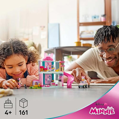 LEGO ǀ Disney Minnies Tierhotel – BAU- und Spielset zu Micky Maus Wunderhaus – Bauspielzeug für Vorschulkinder mit 2 Mini-Figuren – Geschenk für Mädchen und Jungen ab 4 Jahren – 43274