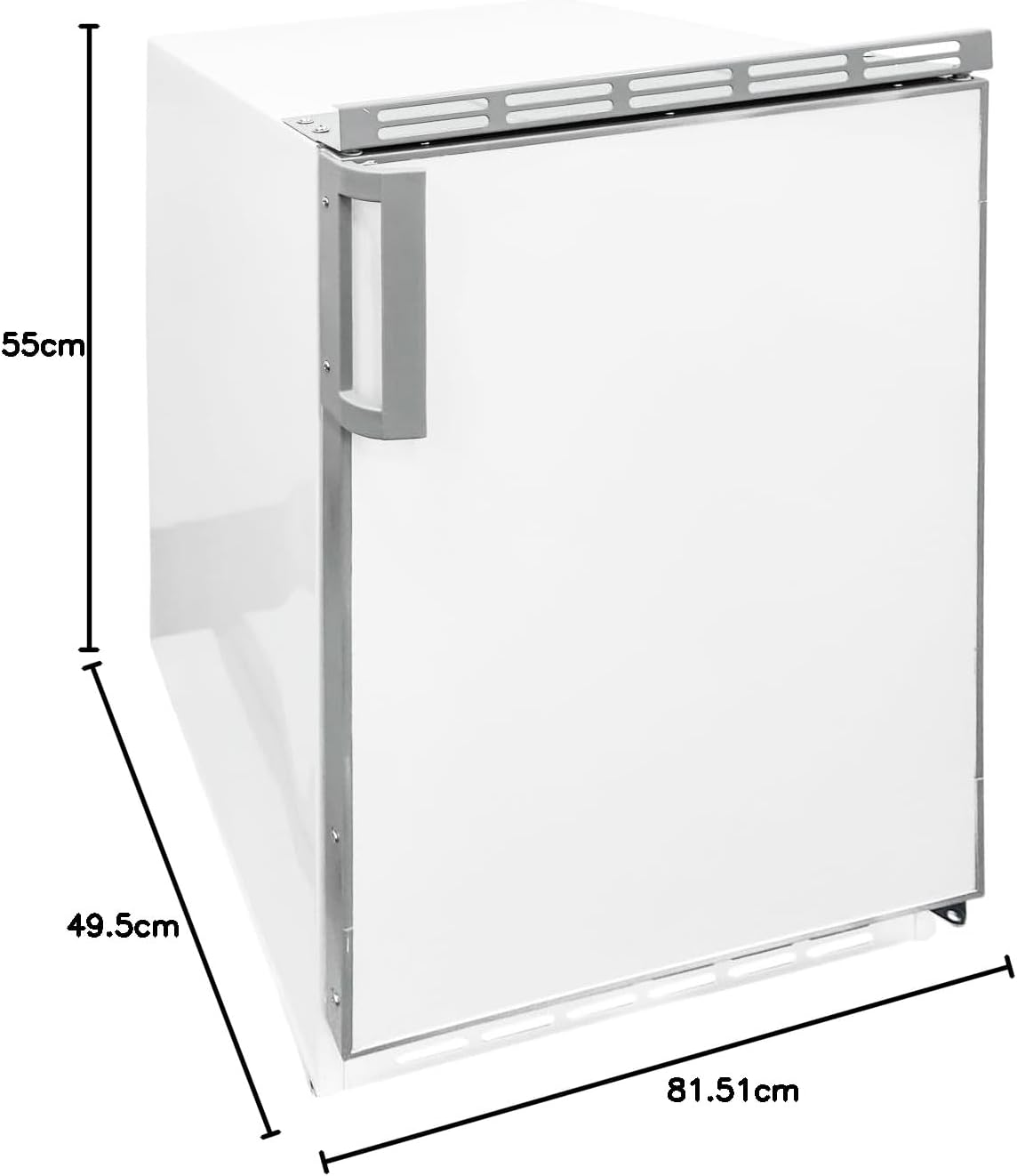 respekta Kühlschrank 3* Gefrierfach Unterbau Dekorfähig 82 Liter UKS 110-11