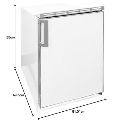 respekta Kühlschrank 3* Gefrierfach Unterbau Dekorfähig 82 Liter UKS 110-11