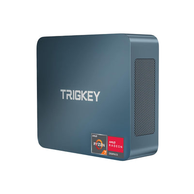 TRIGKEY Mini PC 5850U (bis zu 4,4 GHz) Gaming Mini PC AMD Ryzen 7 32 GB DDR4 1 TB NVME SSD Triple Display HDMI+DP+Typ-C (Video & Daten)/WiFi-6/BT5.2/USB3.2 * 3
