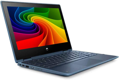 HP Business Laptop Notebook Chromebook X360 11 G3 EE Celeron N4020 4GB 32GB eMMC 1366x768 Touchscreen Chrome OS (Blue) QWERTZ (Generalüberholt)