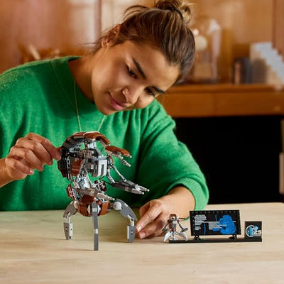 LEGO Star Wars Droideka Set, Droiden-Modellbausatz für Erwachsene, Deko für das Büro, Sammlerstück, Geschenkidee für Männer und Frauen 75381