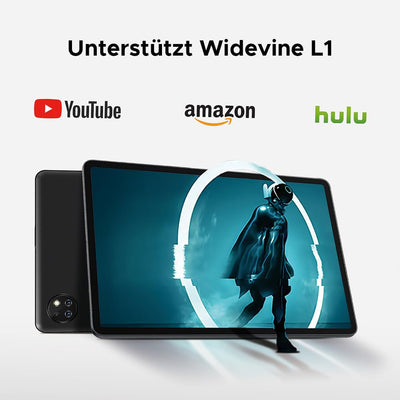 DOOGEE T10W Android 15 Tablet 10 Zoll 16GB RAM +128GB ROM (2TB TF) 2025 Neueste Tablet mit SIM Card Slot, 8000mAh Gaming Tablets Android 4G LTE/5G WiFi, Dual Kamera, BT5.0/ OTG/Face ID/USB Type C