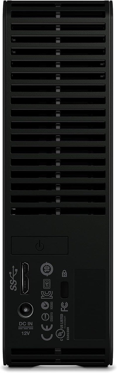 WD Elements Desktop-Speicher 10 TB (Desktop-Speicher USB 3.0-kompatibel, Zusatzspeicher für Fotos, Musik, Videos und alle anderen Dateien, stoßfest), HDD, Schwarz