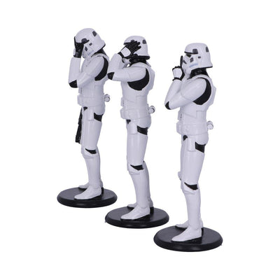 Nemesis Now Original Stormtrooper im Stil der „3 Weisen“, Sciencefiction-Figuren, Weiß, 14cm