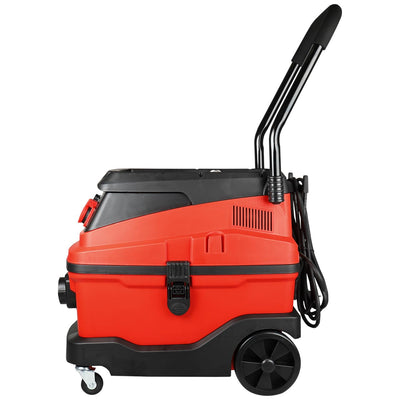 WALTER Industriestaubsauger 3-in-1 mit Wasserfilter, 1600 W, 230 V, Nass- & Trockensauger, mit Steckdose für Synchronbetrieb, Starke Saugleistung bis zu 18 KPa, inkl. umfangreichen Zubehör-Set