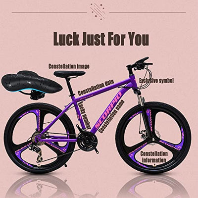 Wmmner Mountainbike mit hartem Schwanz, 26 Zoll, Mountainbike-Mountainbike für Männer und Frauen, Vorderrad, Spension mit Doppelscheibenbremse, rutschfeste Fahrräder aus Stahl