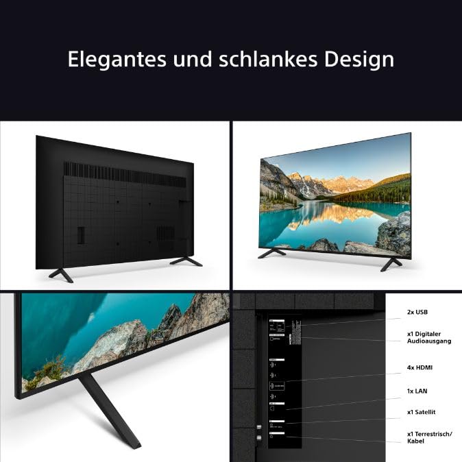 Sony BRAVIA 3 - Direct LED 43 Zoll Fernseher (K43S32), X-Balanced Speaker, Dolby Vision/Atmos, IMAX Enhanced, Google TV (2025), Google Cast, Apple AirPlay 2, Eco Dashboard 2, Game Menu 2, Smart TV