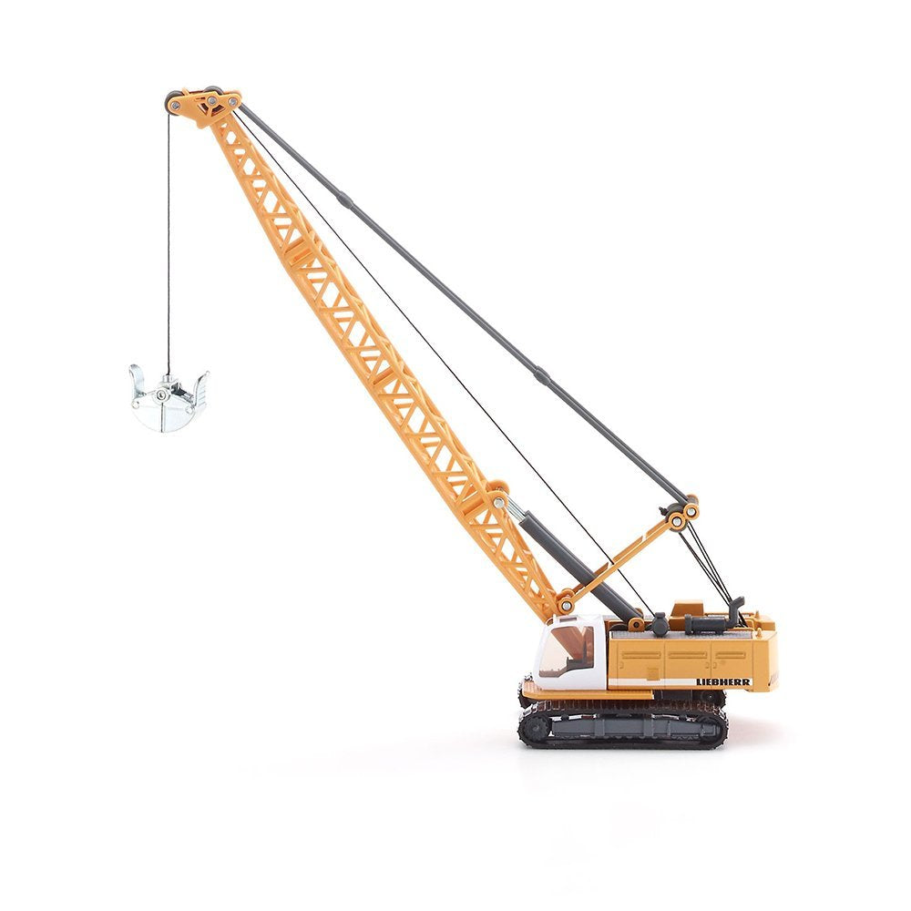 siku 1891, Seilbagger, 1:87, Metall/Kunststoff, Gelb, Öffenbare Schaufel, Inkl. drehbare Seilwinde