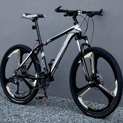 Mountainbike 24/26 Zoll 27 Gang Offroad Scheibenbremse Stoßdämpfung Geeignet für Jugendliche Studenten und Erwachsene E,24 inch - 24 Speed