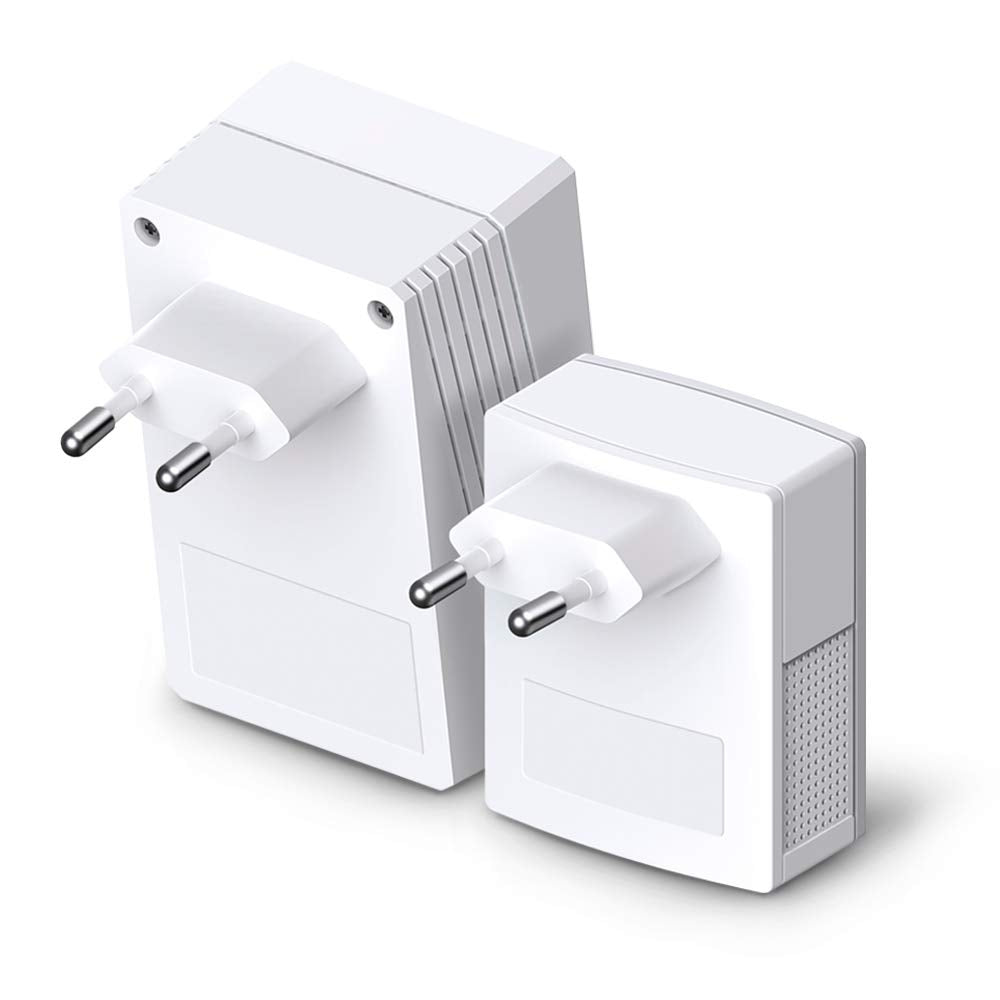 TP-Link WLAN Powerline Adapter Set TL-WPA4220 KIT(600Mbit/s, WLAN 300Mbit/s, Wi-Fi Clone, Fast-Ethernet-LAN, Plug&Play, Kompatibel mit allen HomePlug AV/AV2)