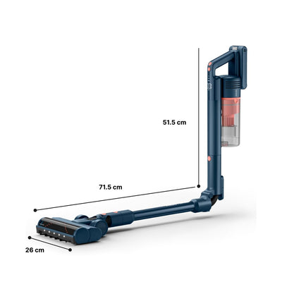 Philips Kabelloser Staubsauger 5000 Series Flex, Starke Saugkraft, 60 Min. Laufzeit, Düse mit LED-Beleuchtung, Tierhaar-Düse, Fugendüse und Kombi-Zubehör, Display, Austauschbarer Akku (XC5243/10)