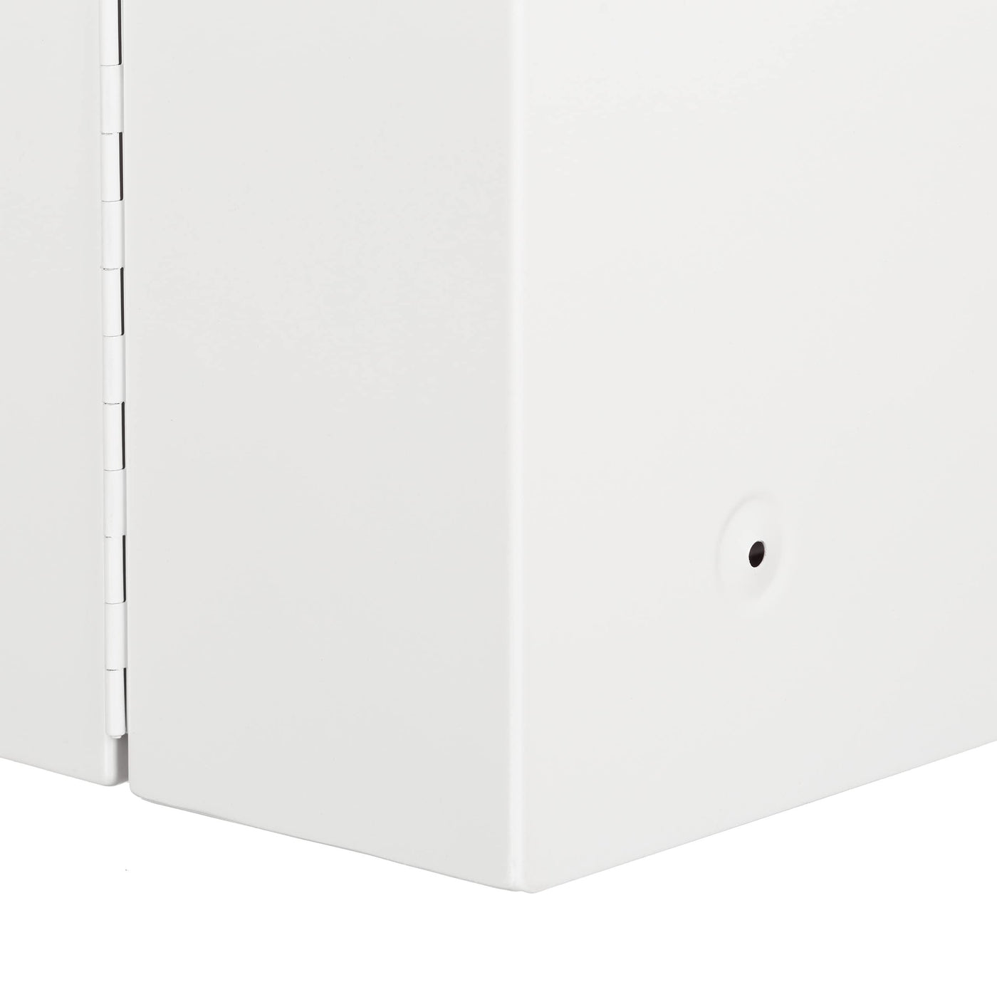 Relaxdays Medizinschrank, abschließbar, 11 Fächer, Stahl, HBT: 53 x 53 x 21,5 cm, Doppeltür, Medikamentenschrank, weiß