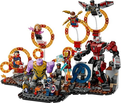 LEGO ǀ Marvel Avengers: Endgame Letzter Showdown - Bauspielzeug mit 10 Minifiguren, darunter Captain America, Iron Man, Black Panther & Dr. Strange - Geschenk für Jungen und Mädchen 76323