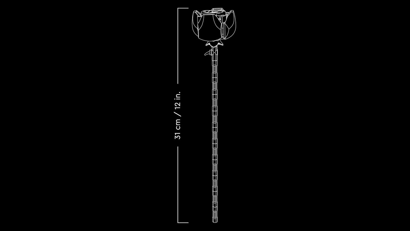 LEGO Botanicals Rosenstrauß - Blumen zum Bauen und Ausstellen - DIY Deko mit Pflanzen - Modellbau mit Kunstblumen - Bauset für Erwachsene - Geschenk zu Weihnachten für Frauen & Männer - 10328