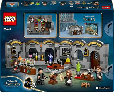 LEGO Harry Potter Schloss Hogwarts: Zaubertrankunterricht, Fantasy-Spielzeug, baubares Klassenzimmer, Geschenkidee für Jungen, Mädchen und alle Fans, mit Hermine Granger und Severus Snape 76431