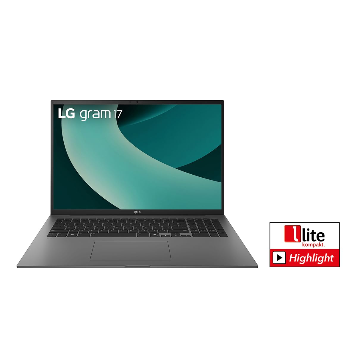 LG gram Notebook 2025 17 Zoll Laptop - Intel Core Ultra 7 (16GB RAM, 1TB SSD, Intel Arc Graphics, Windows 11 Home, Bluetooth 5.3, 2xThunderbold 4) - Grau