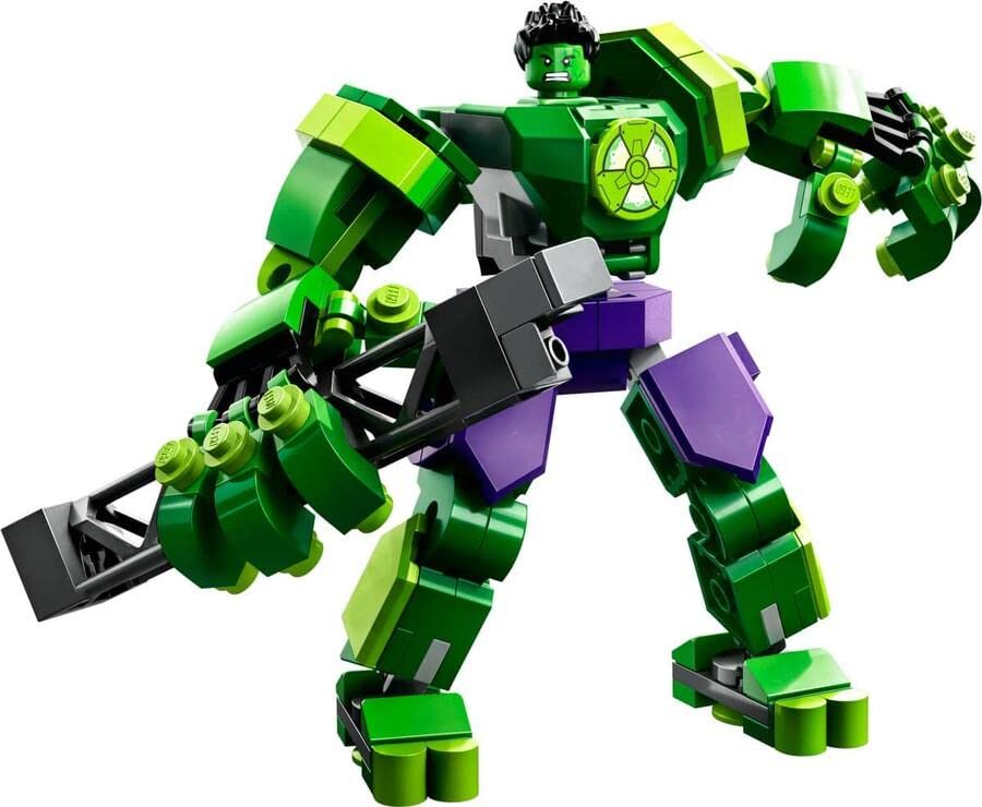 LEGO 76241 Marvel Hulk Mech, Action-Figur des Avengers Superhelden, sammelbares Spielzeug zum Bauen für Jungen und Mädchen ab 6 Jahren