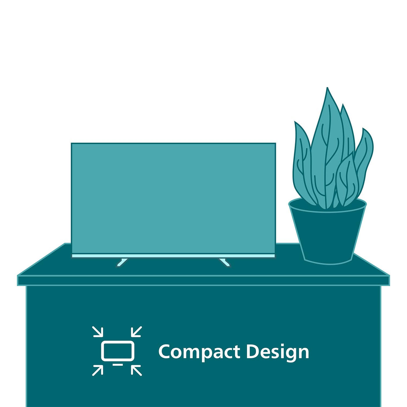 Philips 32PHS6000 HD LED Smart TV - 32 Zoll Display mit Pixel Plus, Titan OS Plattform Und Dolby Digital Sound - Funktioniert Mit Alexa Und Google Sprachassistent