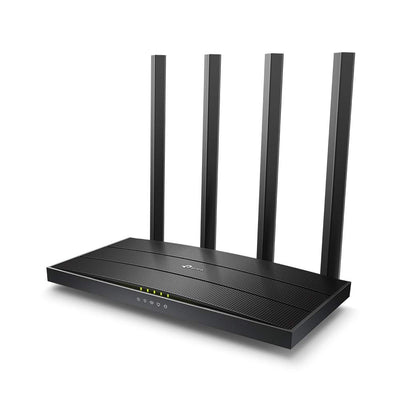 TP-Link Archer C88 Dualband Gigabit WLAN-Router (1300Mbit/s 5GHz + 600Mbit/s 2,4GHz, 4 Gigabit LAN-Port, MU-MIMO, WPA3, Gast-Netzwerk, Unterstützt Keine DSL-Funktion