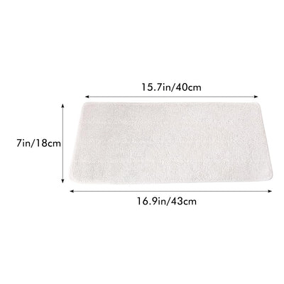 6 Stück Ersatzbezüge Pads für Vileda Steam XXL/PLUS XXL Dampfreiniger, Wiederverwendbar Ersatzbezug Power Pad, Ersatzbezüge für Vileda Steam PLUS XXL Dampfreiniger, Waschbare Ersatzbezüge(weiß)