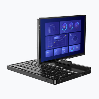 GPD Pocket 4 (AI 9 HX370) – Ultra mobiler PC aus Aluminium mit Windows 11, 8,8 Zoll Ultra HD Display 180° drehbar, Ryzen AI 9 HX370, RAM 32 GB LPDDR5x, SSD NVMe 2 TB, Wi-Fi 6E, Ethernet 2.5G