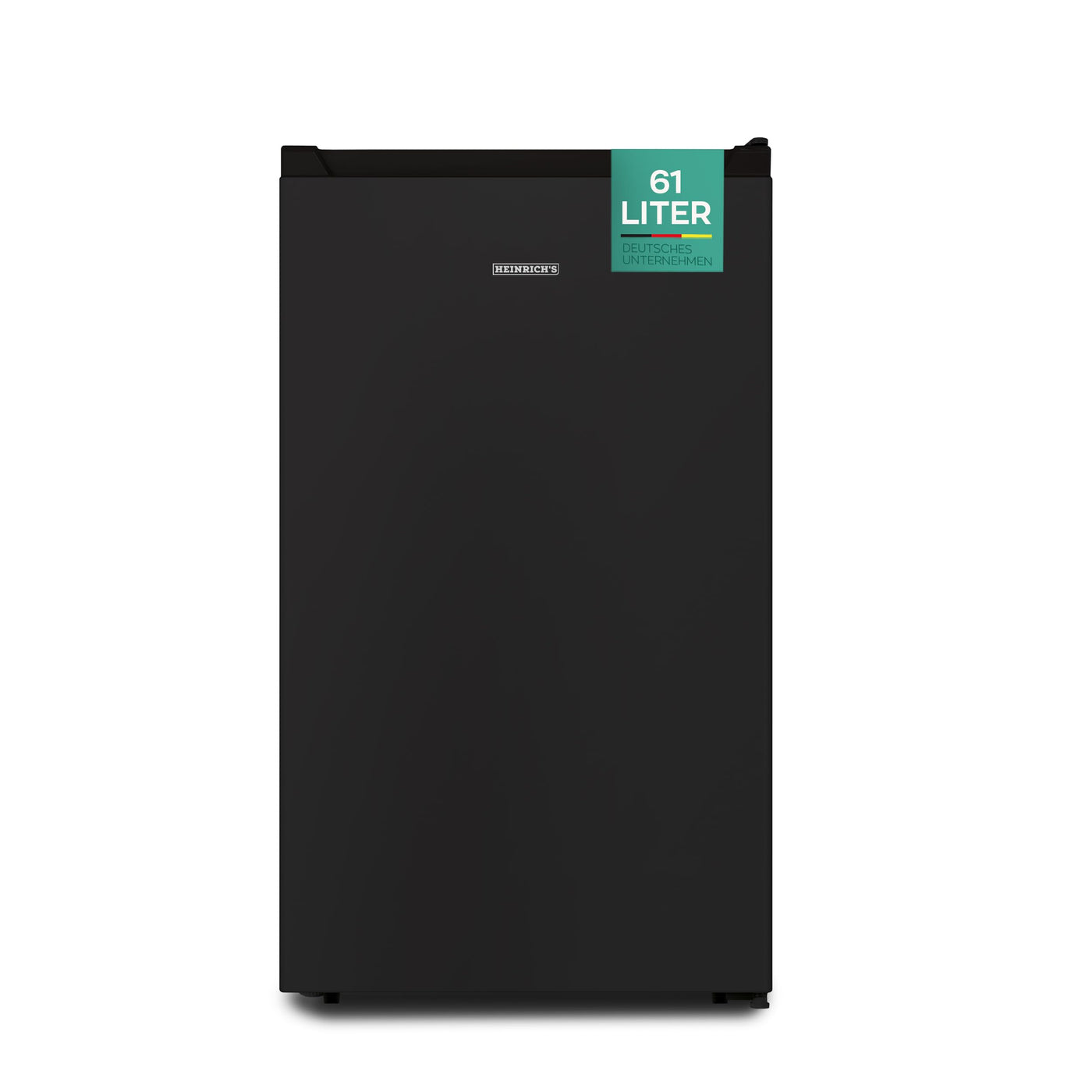 Heinrich´s Gefrierschrank 61Liter -18°C Freezer 3x Gefrierschublade, 7 Stufen Temperaturregler,Airflow, wechselbarer Türanschlag, schwarz