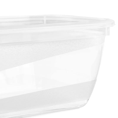 keeeper Tiefkühldosenset 5-teilig, Wiederbeschreibbarer Deckel, 5 x 500 ml, 15,5 x 10,5 x 6 cm, Mia Magic Ice, Nordic Blue